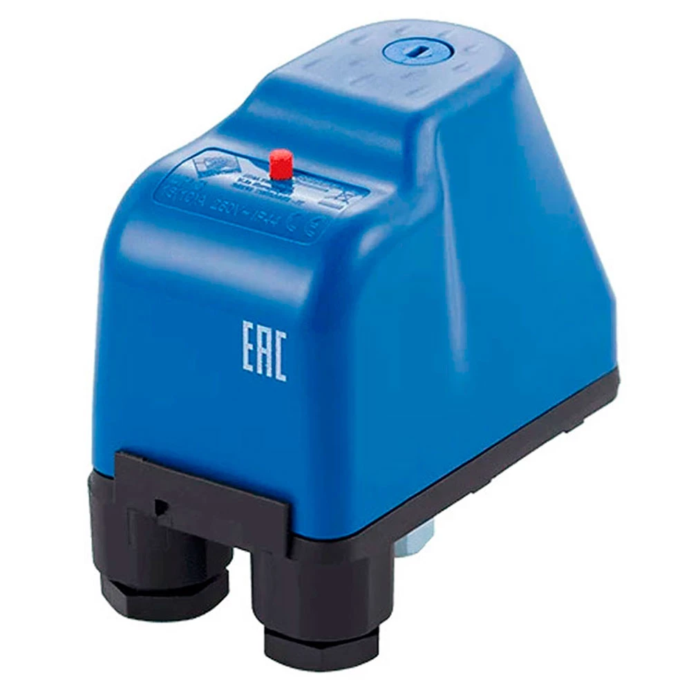 Реле сухого хода Unipump LP/3 Italtecnica рабочий диапазон давлений 0,5 - 2,8 бар синий